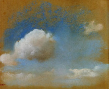 Репродукция картины "небесный пейзаж" художника "дега эдгар"