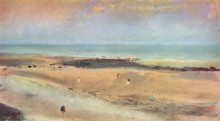 Копия картины "побережье в эббе" художника "дега эдгар"