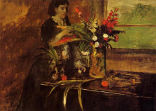 Копия картины "портрет мадам рене дега, уродженной эстеллы муссон" художника "дега эдгар"