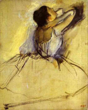 Репродукция картины "танцовщица" художника "дега эдгар"