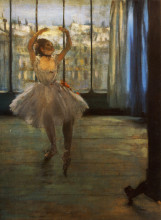 Репродукция картины "танцовщица позирует" художника "дега эдгар"