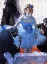 Репродукция картины "уборная танцовщицы" художника "дега эдгар"