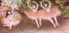 Копия картины "балетная сцена" художника "дега эдгар"