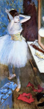 Картина "танцовщица в своей уборной " художника "дега эдгар"