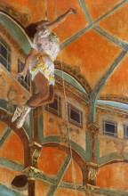Копия картины "мисс ла-ла в цирке фернандо" художника "дега эдгар"