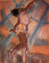 Копия картины "этюд для &quot;ла-ла в цирке фернандо&quot;" художника "дега эдгар"