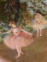 Репродукция картины "танцовщица на сцене" художника "дега эдгар"