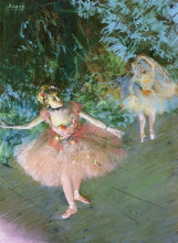 Копия картины "танцовщицы на сцене" художника "дега эдгар"