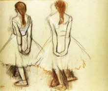 Репродукция картины "этюд для маленькой танцовщицы четырнадцати лет" художника "дега эдгар"