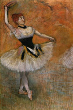 Картина "танцовщица с тамбурином" художника "дега эдгар"