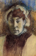 Репродукция картины "портрет мадам эрнест мей" художника "дега эдгар"
