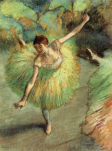 Репродукция картины "танцовщица выгибается" художника "дега эдгар"