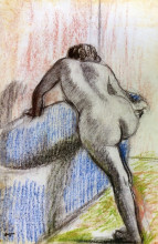 Картина "ванная" художника "дега эдгар"