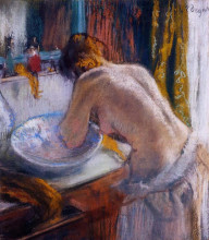 Репродукция картины "туалет" художника "дега эдгар"