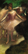 Картина "три танцовщицы в розовом" художника "дега эдгар"