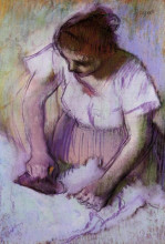 Копия картины "женщина гладит" художника "дега эдгар"
