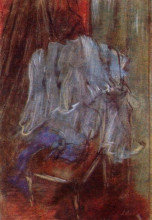 Картина "одежда на стуле" художника "дега эдгар"
