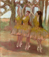 Репродукция картины "греческий танец" художника "дега эдгар"