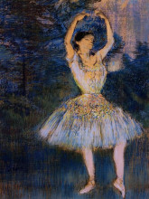 Копия картины "танцовщица с поднятыми руками" художника "дега эдгар"