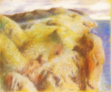 Копия картины "крутой берег" художника "дега эдгар"