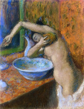 Копия картины "женщина за туалетом" художника "дега эдгар"