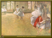 Копия картины "танцовщицы в репетиционном зале" художника "дега эдгар"