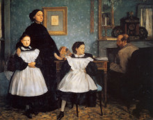 Копия картины "семья беллели" художника "дега эдгар"