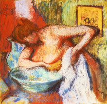 Репродукция картины "туалет" художника "дега эдгар"