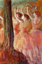Картина "розовая танцовщица" художника "дега эдгар"