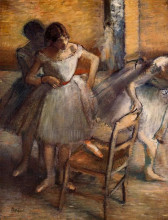 Репродукция картины "танцовщицы" художника "дега эдгар"