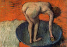 Копия картины "ванна" художника "дега эдгар"