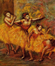 Картина "четыре танцовщицы" художника "дега эдгар"
