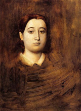 Репродукция картины "портрет мадам эдмондо морбийи" художника "дега эдгар"