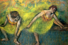 Копия картины "две танцовщицы отдыхают" художника "дега эдгар"