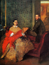 Картина "эдмонд и тереза ​​морбийи" художника "дега эдгар"