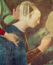 Копия картины "шествие царицы савской (деталь)" художника "делла франческа пьеро"