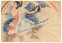 Картина "vaudeville dancers" художника "демут чарльз"