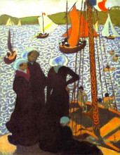 Картина "regata at perros" художника "дени морис"