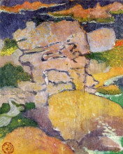 Копия картины "rocks at pouldu" художника "дени морис"