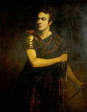 Картина "william charles macready (1793–1873), as macbth (from &#39;macbeth&#39;, act ii, scene 2)" художника "джексон джон"