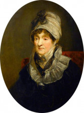 Копия картины "portrait of a lady (mrs parry, the mother of sir w. e. parry, rn)" художника "джексон джон"