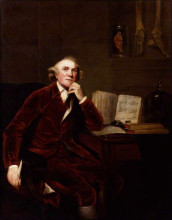 Картина "john hunter (copy after an original of 1786 by sir joshua reynolds)" художника "джексон джон"