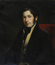 Репродукция картины "john fitzgibbon (1792–1851), 2nd earl of clare, kp, gch, pc" художника "джексон джон"
