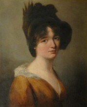 Репродукция картины "mary somerville (1780–1872), as a young woman" художника "джексон джон"