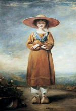 Копия картины "portrait of the artist&#39;s daughter" художника "джексон джон"