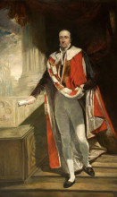 Репродукция картины "robert grosvenor (1767–1845), 2nd earl grosvenor, later 1st marquess of westminster, mayor of chester (1807), mp (1790–1802)" художника "джексон джон"