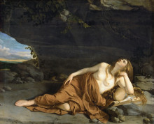 Репродукция картины "mary magdalene" художника "джентилески орацио"