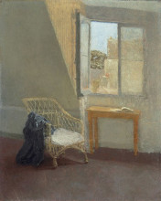 Копия картины "a corner of the artist&#39;s room in paris" художника "джон гвен"