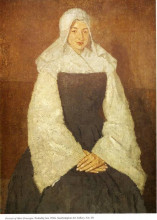 Репродукция картины "mother marie poussepin" художника "джон гвен"