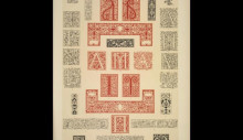 Картина "italian ornament no. 5. ornaments from printed books" художника "джонс оуэн"